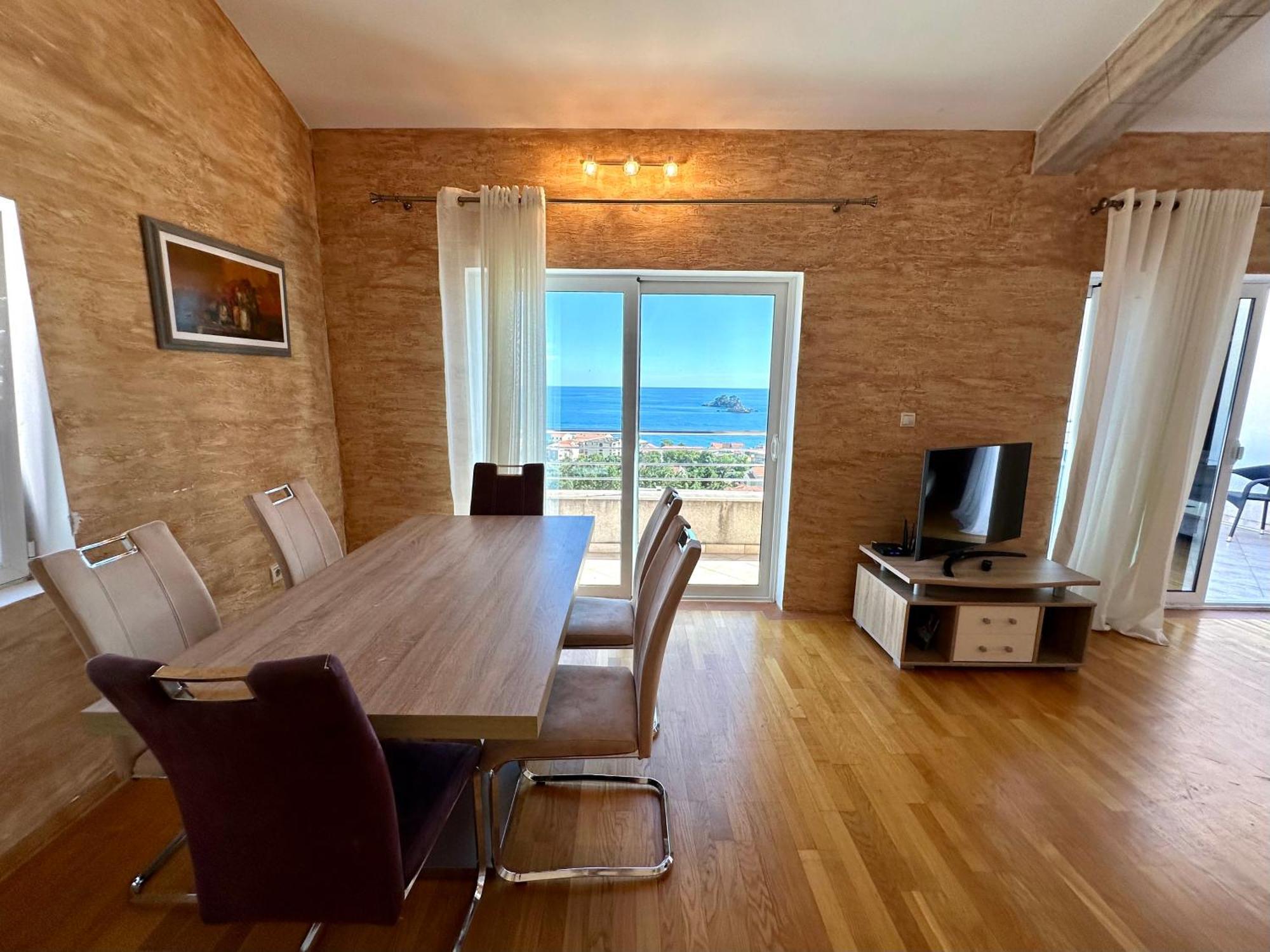Best View Apartment Petrovac Bagian luar foto